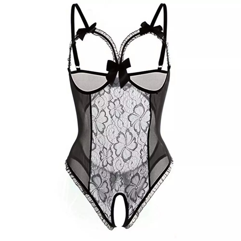 Babydoll Chemise Night - Pakaian Dalam Wanita Seksi, Bra Terbuka,