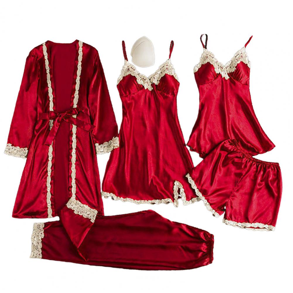 Set piyama seperti sutra untuk - Robe Silk Women ulasan dan harga