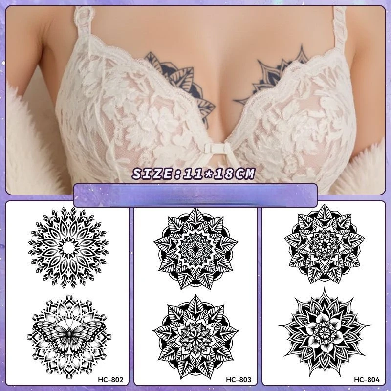 Tato Temporer Herbal Payudara  - Nipple Cover Pasties ulasan dan harga